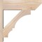 Ekena Millwork Balboa Slat Smooth Outlooker, Douglas Fir, 7 1/2"W x 24"D x 24"H OUT08X24X24BOA06SDF - alternate 4